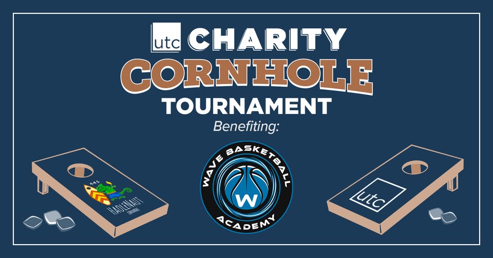 Charity Cornhole Tournament benefiting War Basket Leadership.